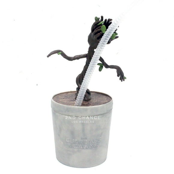 Guardians of The Galaxy I AM Baby Groot Animated Cup w/Straw NEW - Picture 6 of 6